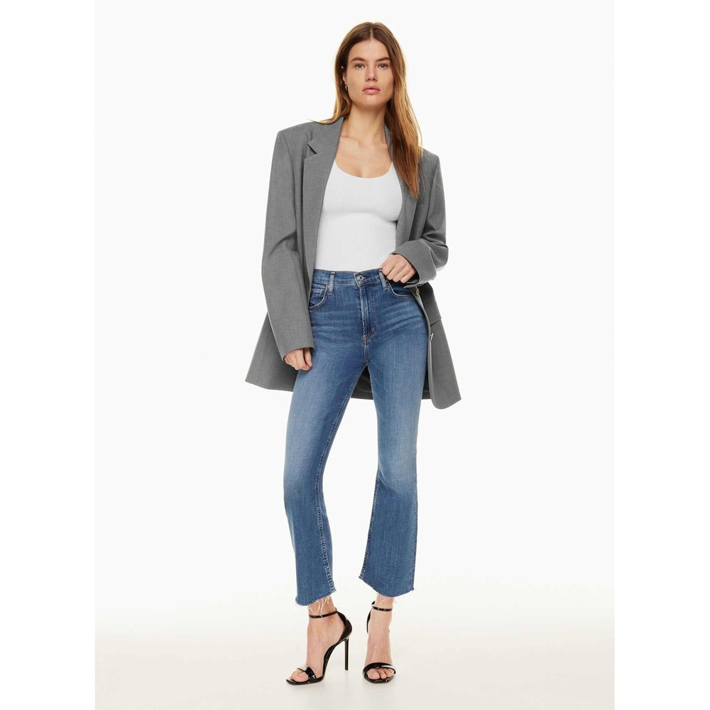 Citizens Of Humanity Blue Ankle Crop Jeans